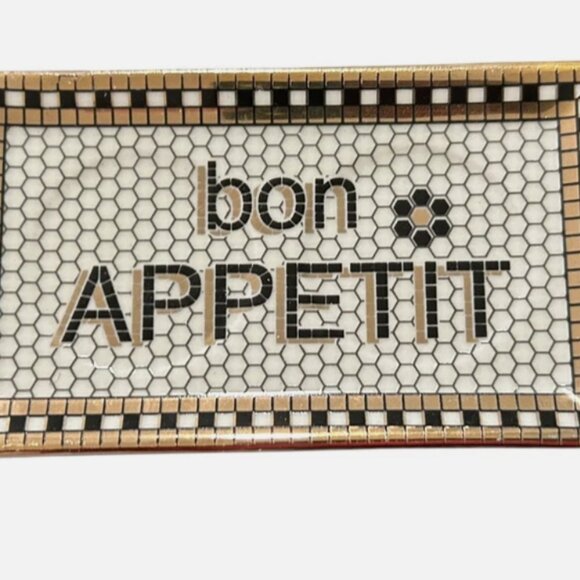 Anthropologie Bistro Tile Salt and Pepper Shaker Set - Picture 2 of 4